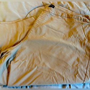 Plus size pull on N Touch tan capris